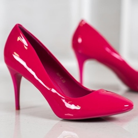 Comer Alfinetes lacados fúcsia tolet multicolorido 1