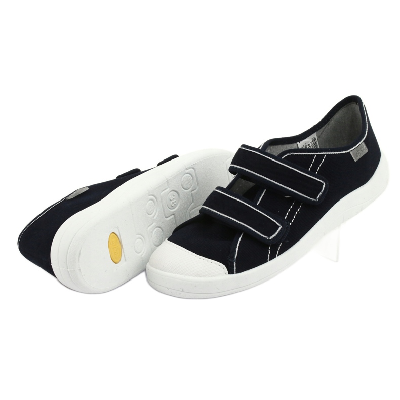 Tênis Juvenil Befado com Velcro 124Q005 Azul marinho 4