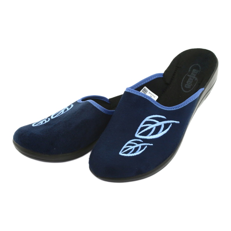 Sapatos femininos Befado pu 552D002 azul marinho azul 3