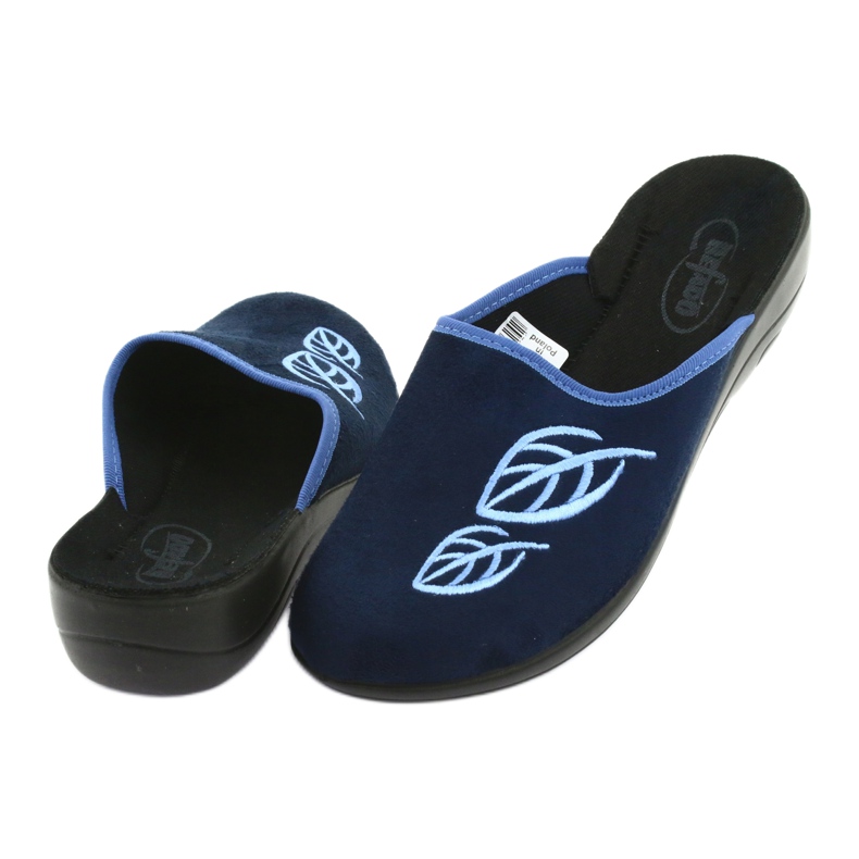 Sapatos femininos Befado pu 552D002 azul marinho azul 4