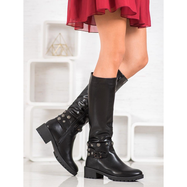 Gogo Jaquetas com jatos preto 2