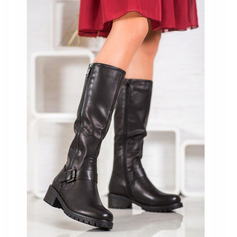 Sixth Sense Botas Com Fivela preto 2