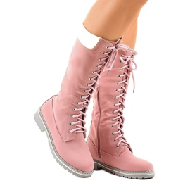 Botas isoladas rosa PE106 2 Botas isoladas rosa PE106 2