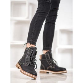 SDS Botas amarradas com isolamento preto 1