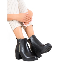 Bella Paris Botas confortáveis ​​com isolamento preto 2