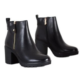 Bella Paris Botas confortáveis ​​com isolamento preto 1