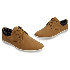 Sapatos elegantes B01 Camel marrom 1
