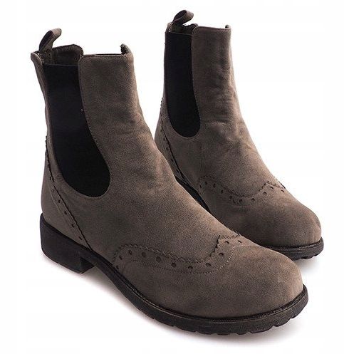 Botas clássicas Chelsea 318 Khaki cáqui 1