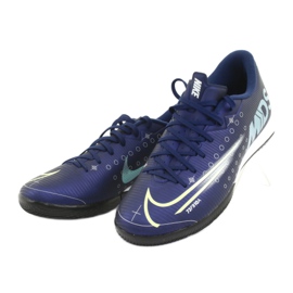 Sapatos de interior Nike Mercurial Vapor 13 Academy Mds Ic M CJ1300 401 azul marinho 3