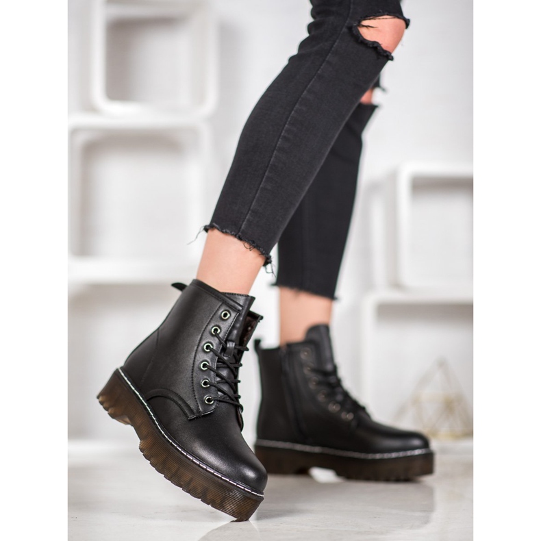 Kylie Caçadores de moda preto amarelo 1