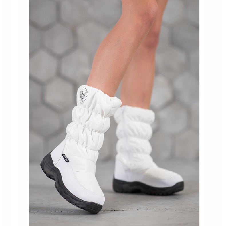 SHELOVET Botas de neve brancas branco 1