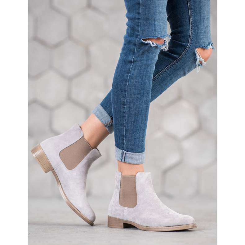 Sergio Leone Botas cinza chelsea 1