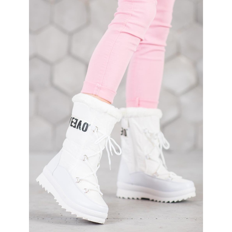 SHELOVET Amo botas de neve branco 2