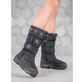 SHELOVET Botas de neve escorregadias preto 1