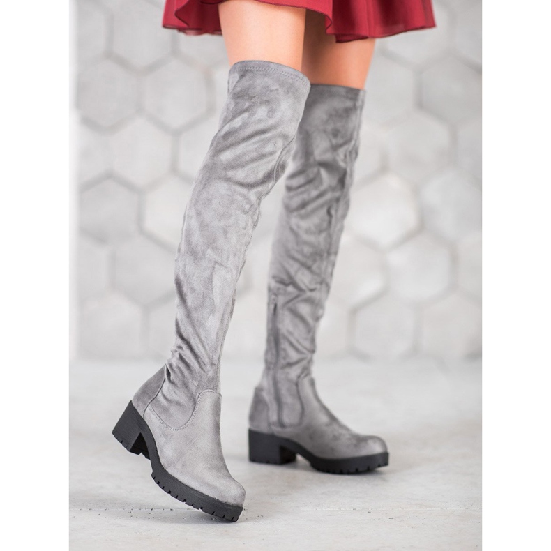 Seastar Botas com salto cinza 1