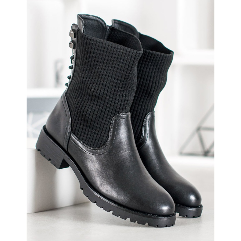 SDS Botas deslizantes preto 1