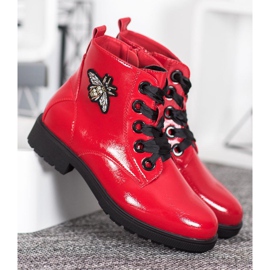 Sergio Leone Botas com aplicativo vermelho 2