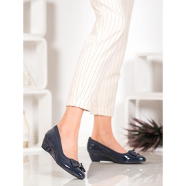 Sergio Leone Bailarina elegante em cunha azul 2