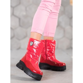 SHELOVET Botas quentes de inverno vermelho 2