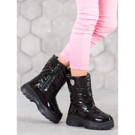 SHELOVET Botas quentes de inverno preto 1 SHELOVET Botas quentes de inverno preto 1