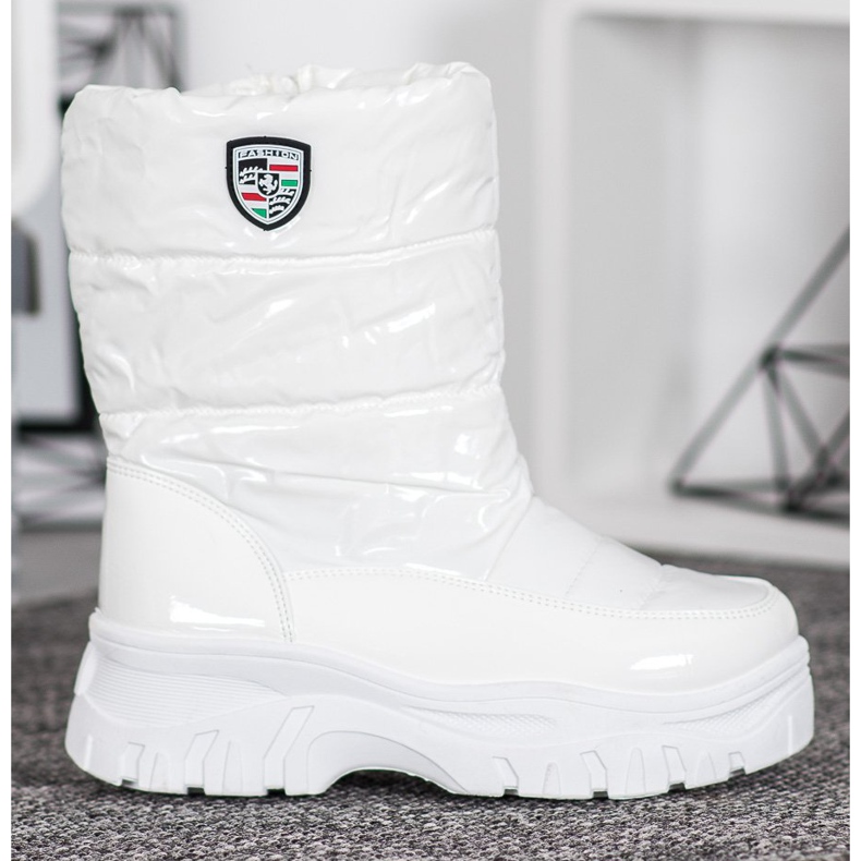 SHELOVET Botas quentes de inverno branco 1 SHELOVET Botas quentes de inverno branco 1