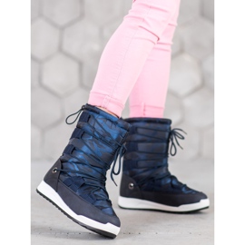 Small Swan Botas de neve moro azul 1 Small Swan Botas de neve moro azul 1