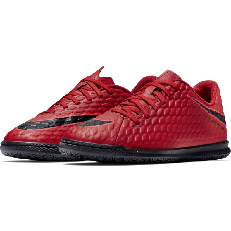 Tênis indoor Nike HypervenomX Phade Iii Ic Jr 852583-616 vermelho vermelho 2