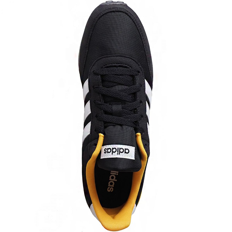 Tênis Adidas V Racer 2.0 M EG9913 branco preto amarelo 1