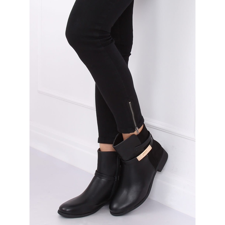 Botas pretas femininas pretas VQ6-5 pretas preto 1