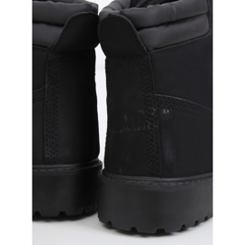 Botas de madeira para mulher negra W-3033 Black II Type preto 1
