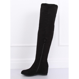 Botas pretas até a coxa PE108 Black II Type preto 2