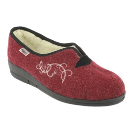 Sapatos femininos Befado pu 940D355 vermelho 1