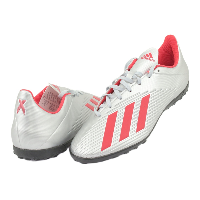 Chuteiras Adidas X 19.4 Tf M F35344 prata 4