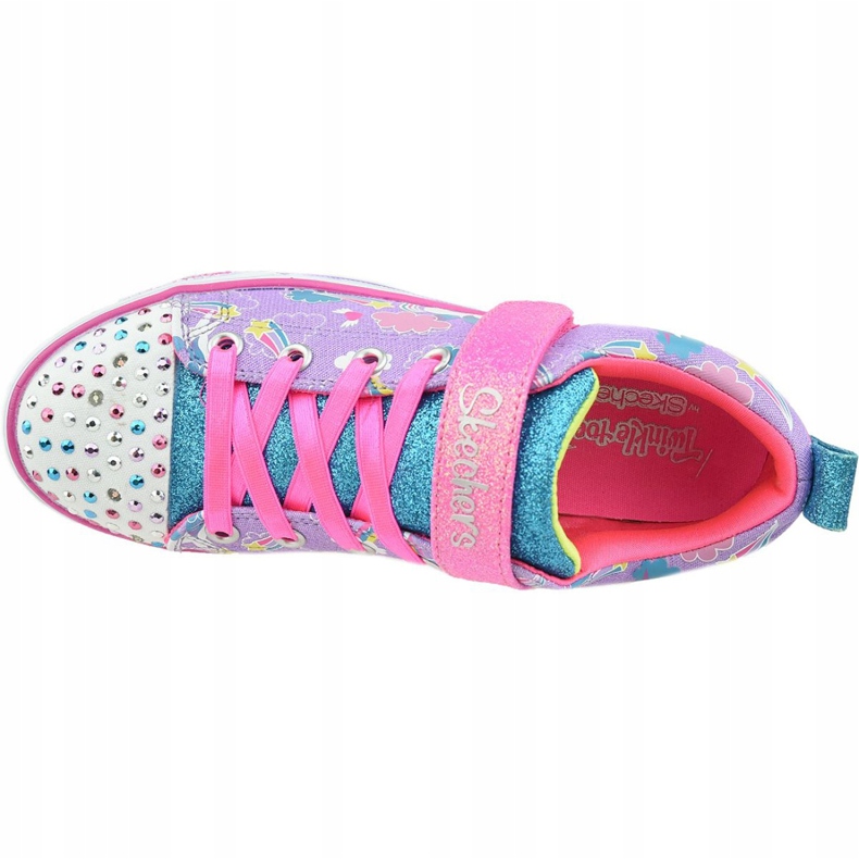 Sapatos Skechers Sparkle Lite Jr 20212L-LVMT roxo 2