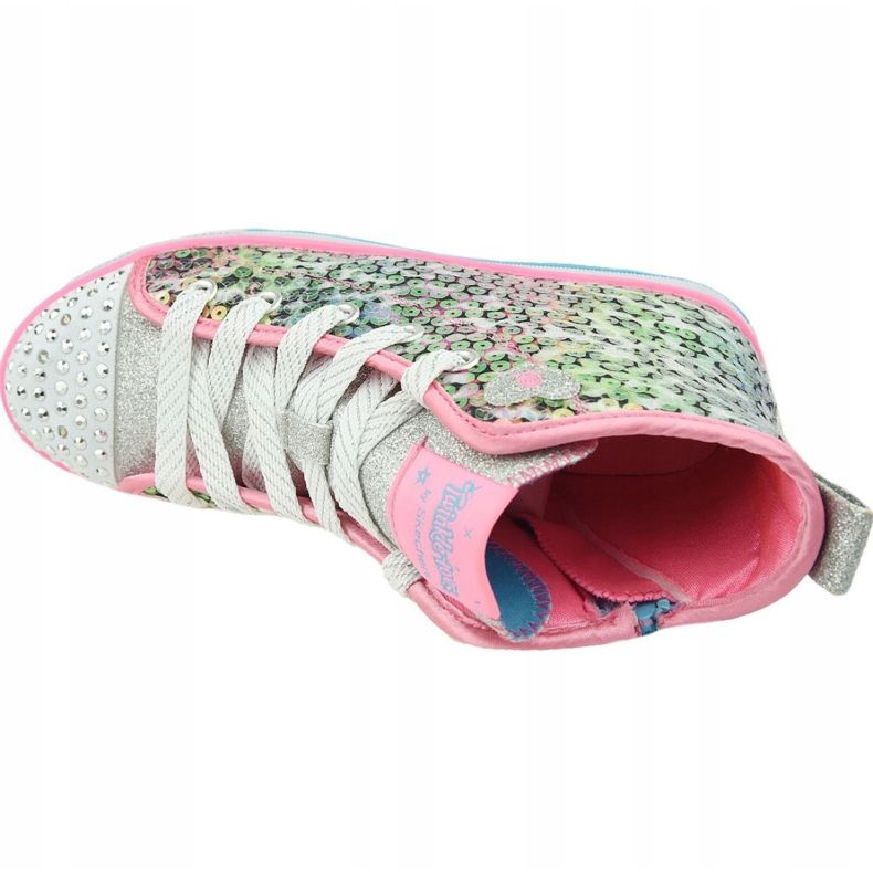 Skechers Twinkle Lite Jr 20241L-PKMT multicolorido 2 Skechers Twinkle Lite Jr 20241L-PKMT multicolorido 2