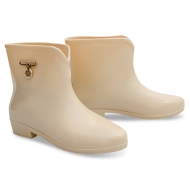 Botas Wellington com laço BL01 Bege 1