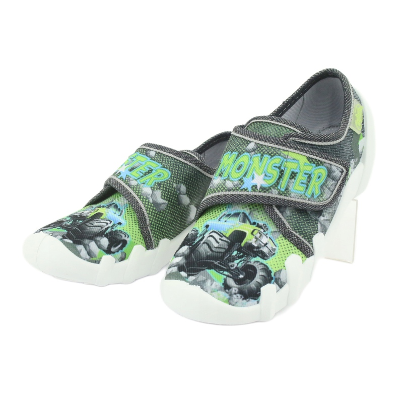 Calçados infantis Befado 273X272 cinza verde 3