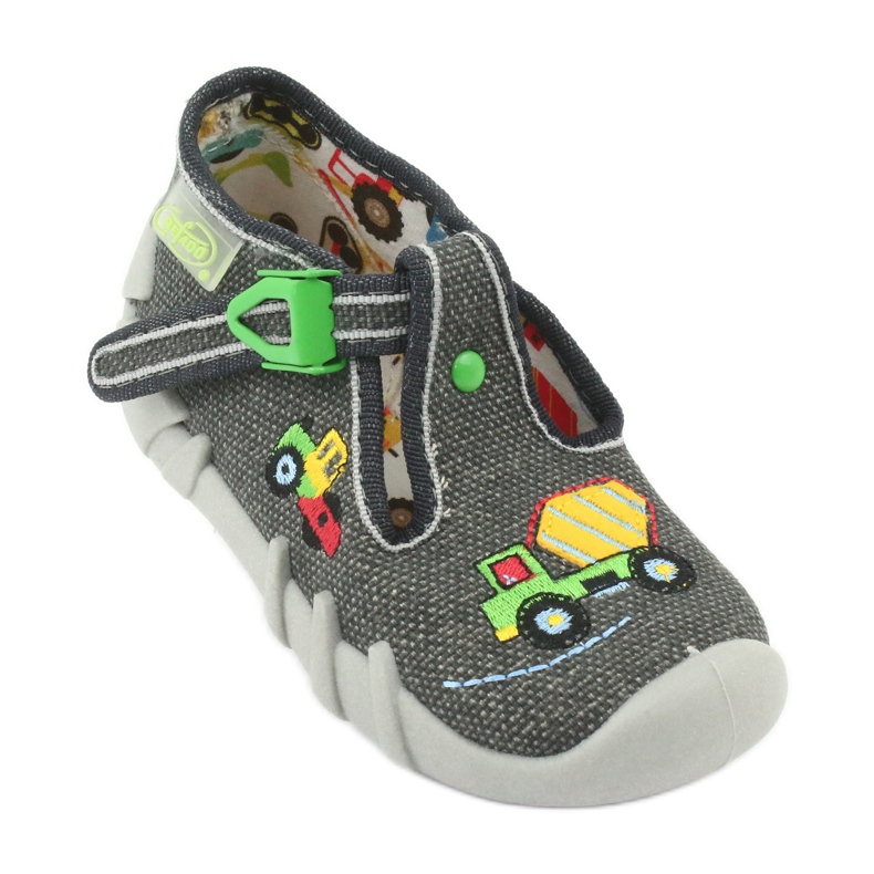 Calçados infantis Befado 110P357 cinza multicolorido 2