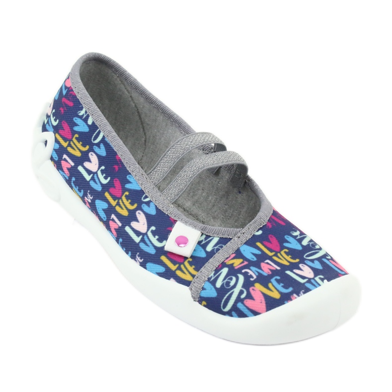 Calçados infantis Befado 116Y260 azul marinho rosa multicolorido 2