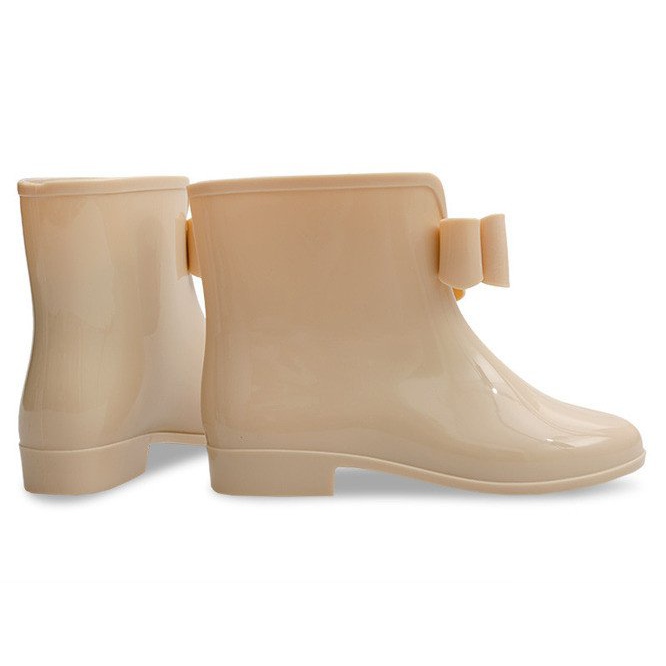 Botas Wellington com laço 502A Bege 2