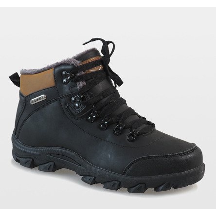 Botas de neve pretas com isolamento A1833-1 preto 1 Botas de neve pretas com isolamento A1833-1 preto 1