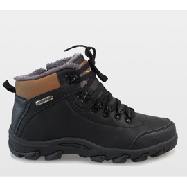 Botas de neve pretas com isolamento A1833-1 preto 2