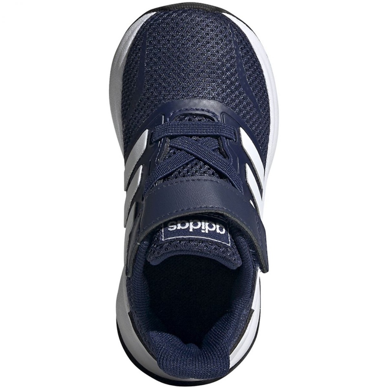 Tênis Adidas Runfalcon I Jr EG6153 branco azul marinho 1