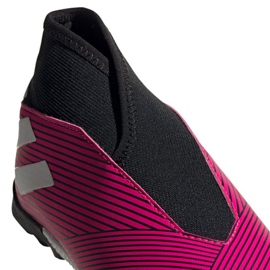 Sapatos Adidas Nemeziz 19.3 Ll Tf Jr EF8849 multicolorido rosa 2