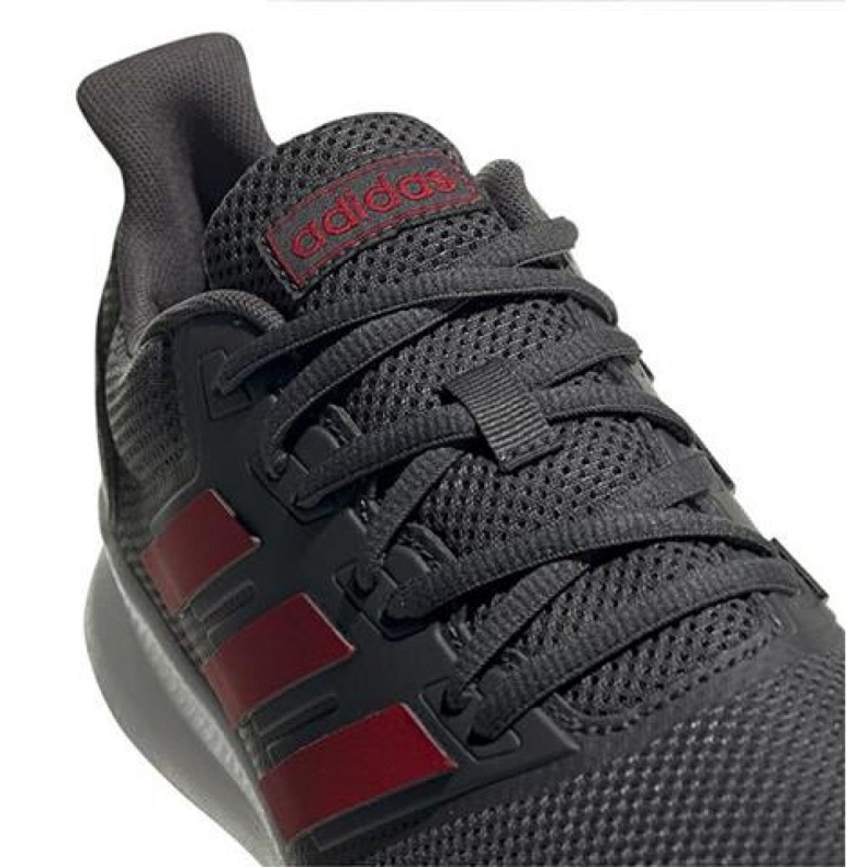 Tênis de corrida adidas Runfalcon M EG8602 vermelho cinza 1