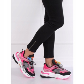 LA65P Fushia Trainers preto rosa multicolorido 1