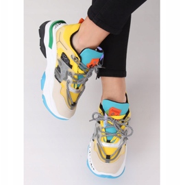 LA65P Yellow trainers multicolorido 1