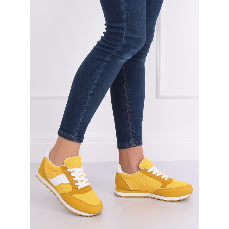 BL189P sapatos esportivos mel amarelo branco 1