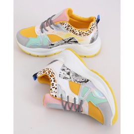 NB317P tênis esportivos amarelos multicolorido 1