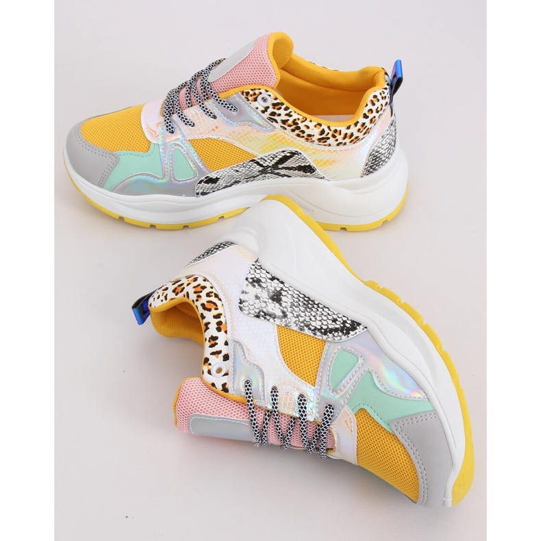 NB317P tênis esportivos amarelos multicolorido 1